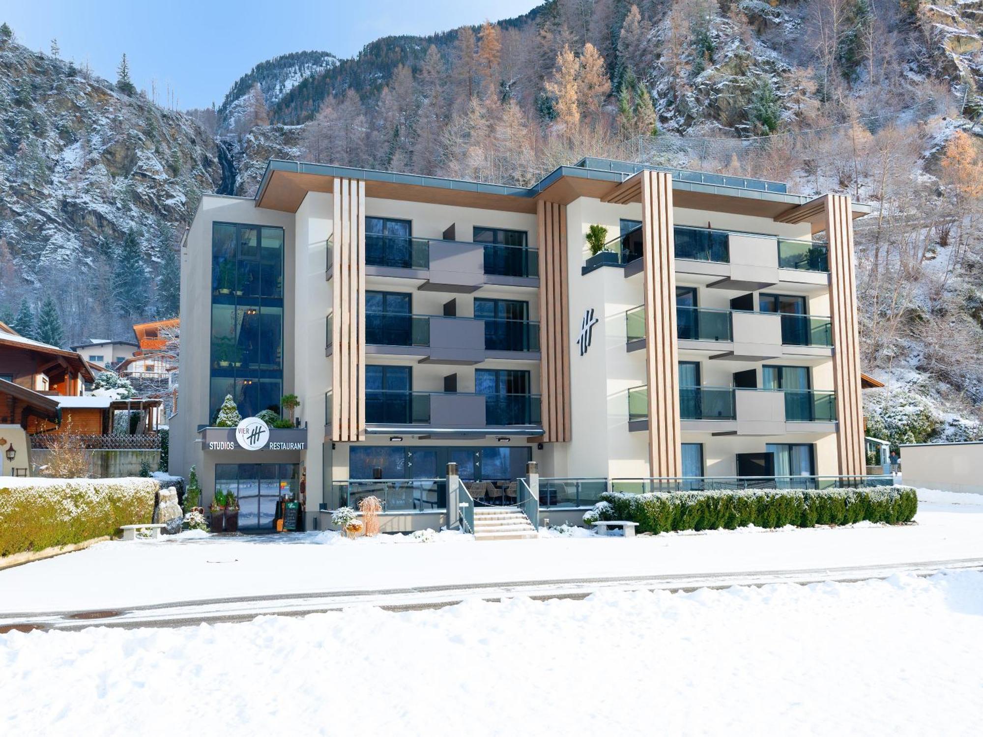Vier Studios & Restaurant Längenfeld Zewnętrze zdjęcie